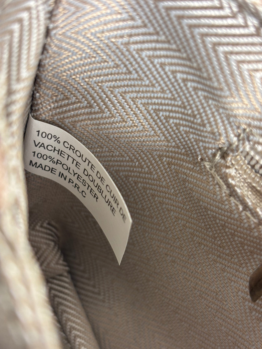 Sac pochette dorée Mogano Paris daim cuir véritable chaîne dorée bijou strass soirée chic