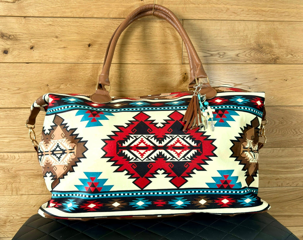 Sac week-end tout doux bijoux de sac non inclus style amérindien tendance bohème chic western neuf