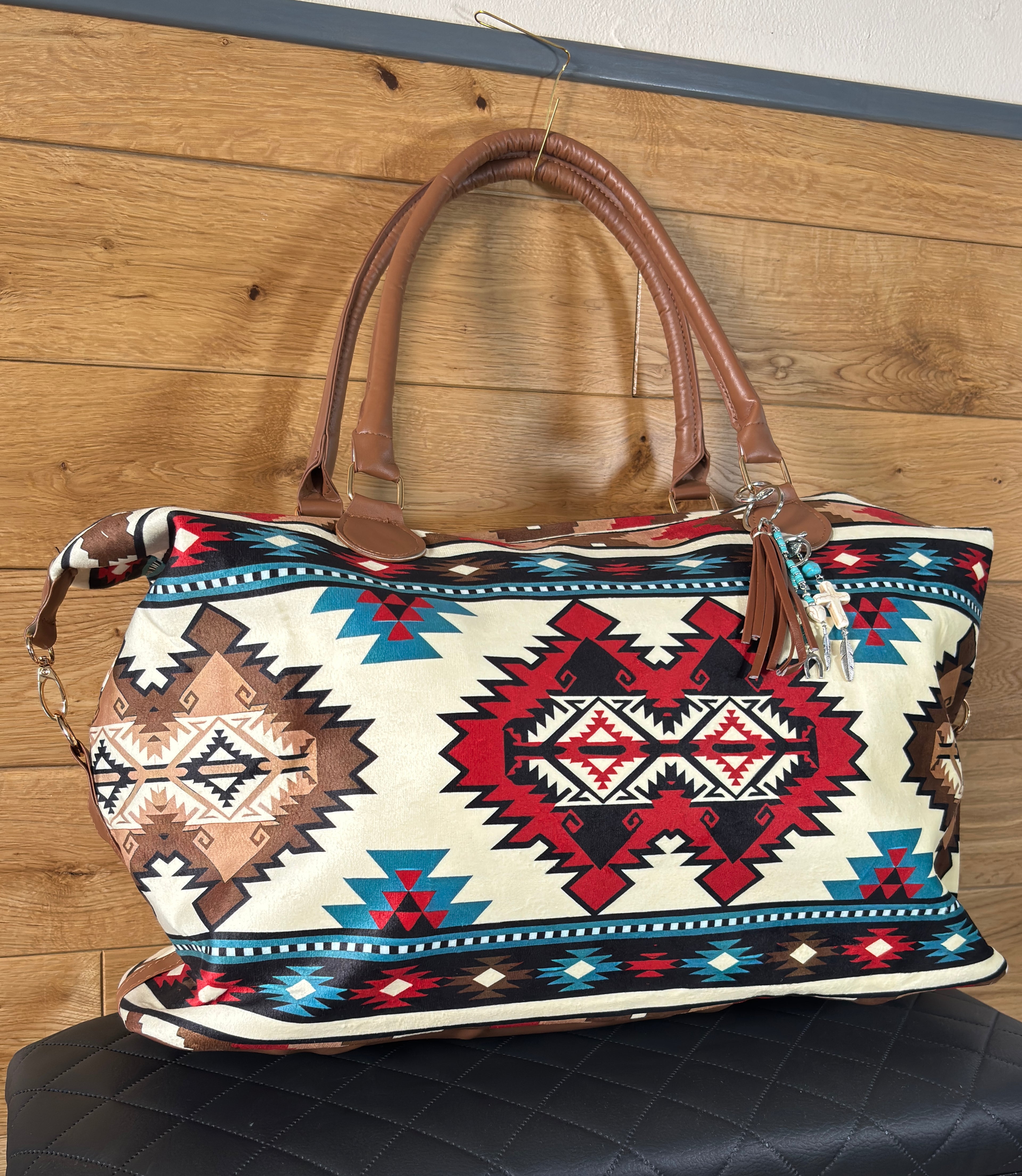 Sac week-end tout doux bijoux de sac non inclus style amérindien tendance bohème chic western neuf
