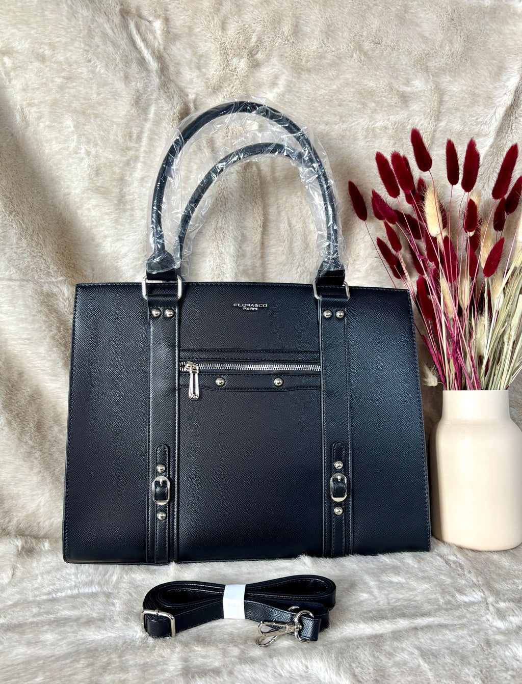 Sac camel cabas Flora & Co neuf avec étiquette – élégant fonctionnel tendance intemporel