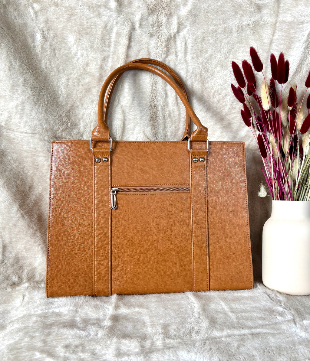 Sac camel cabas Flora & Co neuf avec étiquette – élégant fonctionnel tendance intemporel