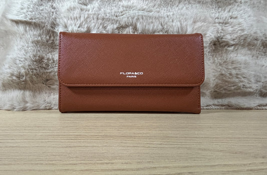 Portefeuille porte-chéquier Anouck Flora & Co