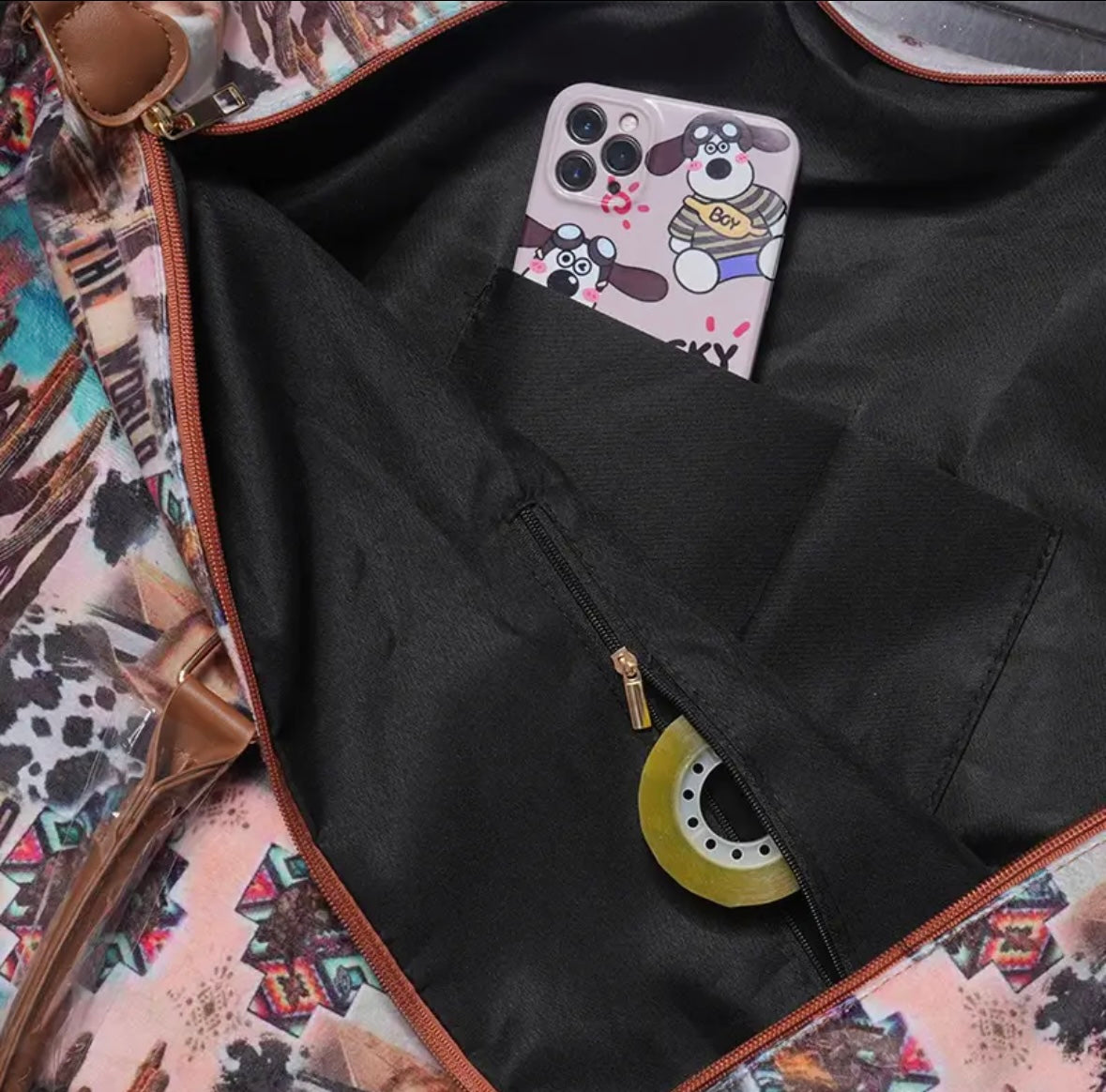 Sac week-end tout doux bijoux de sac non inclus style amérindien tendance bohème chic western neuf