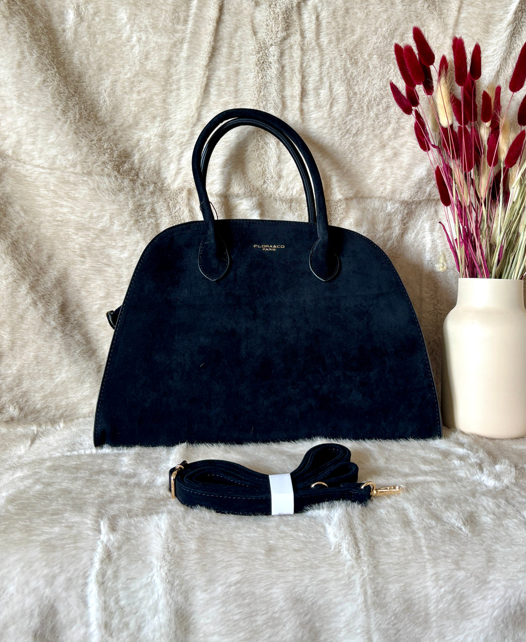 Sac effet daim Flora & Co